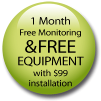 Free Monitoring with $99 Installation