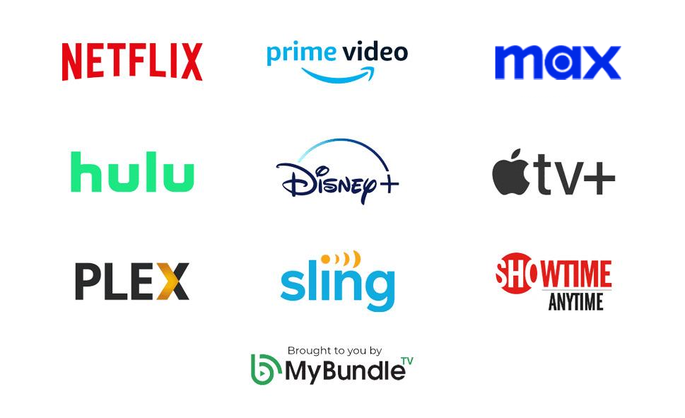 Streaming service logos