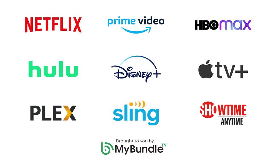 Streaming service logos