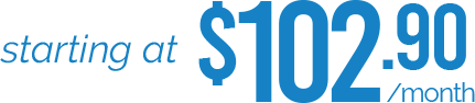Starting at $102.90/month