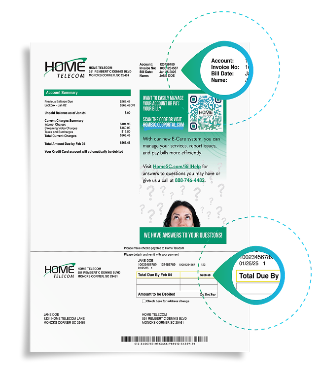 Sign up for ebilling to pay your bills online