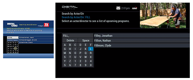 Search by Actor or Director