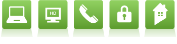 Telephone, Video, Internet, Security and Home Automation