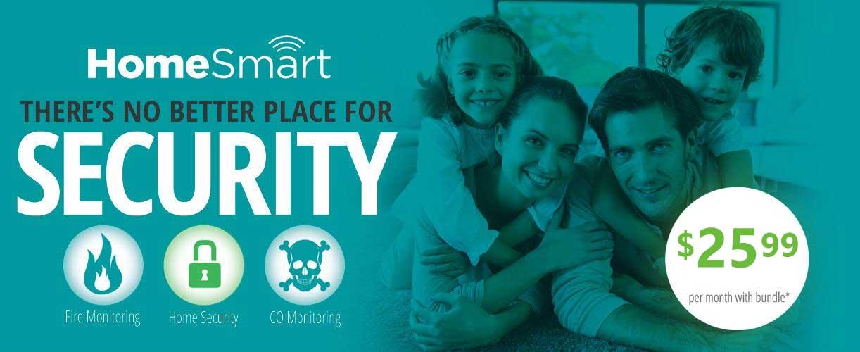 There’s no better place for security: Fire Monitoring, Home Security and Carbon Monoxide Monitoring (CO), from only $25 a month w/ bundle